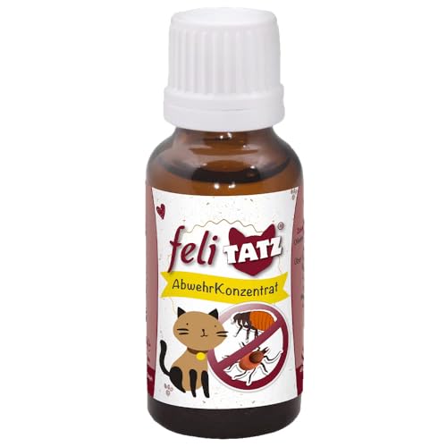 feliTATZ AbwehrKonzentrat 10 ml | Natürlicher Zeckenschutz für Katzen von cdVet