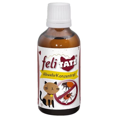feliTATZ AbwehrKonzentrat 50 ml | Natürlicher Zeckenschutz für Katzen von cdVet