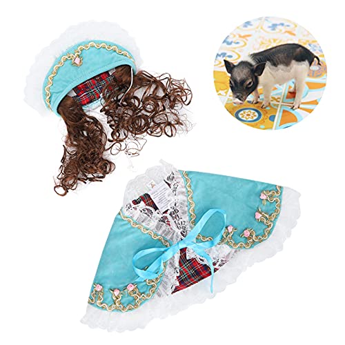 cersalt Katzenkostüm, Katzenkleidung Katzen-Outfit für kleine Schweinchen für Katzen(PF17 Blue, S) von GZD
