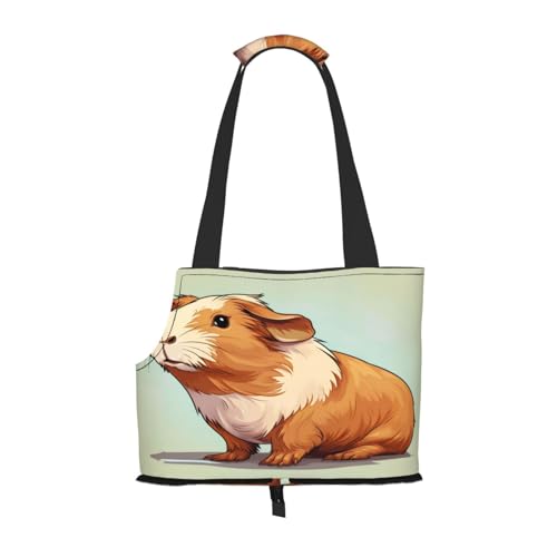 Cartoon Cute Hamster Pet Carrier for Small Dogs Cats Puppy, Sturdy Dog Purse Versatile Cat Carrier Purse Soft Pet Travel Tote Bag von cfpolar