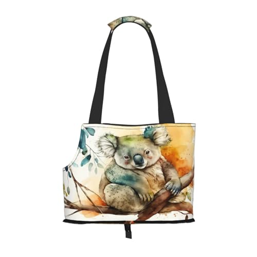 Water Koala Branch Pet Carrier for Small Dogs Cats Puppy Sturdy Dog Purse Versatile Cat Carrier Purse Soft Pet Travel Tote Bag von cfpolar