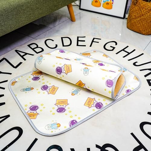 champracer 2set Kühlmatte für Haustiere, Kühldecke Hunde, Hundekühlmatte Selbstkühlend, langlebige Kratzfeste Oberfläche, Haustier Kühlpad für Kisten und Betten Perfekt (F,85x60 cm) von champracer