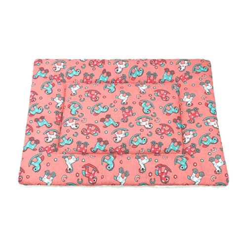 champracer Hundedecke, Hundebett Weiches und Warmes Matten Hundekissen, Waschbar Atmungsaktiv Hundedecke, rutschfeste hundematte für Zuhause Unterwegs oder im Auto (C,50x37 cm) von champracer