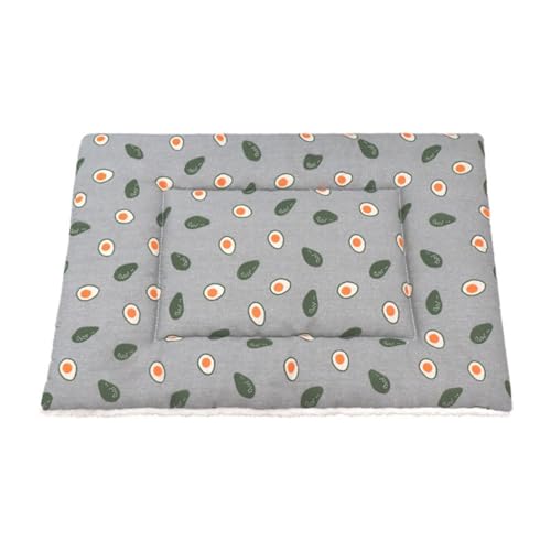 champracer Hundedecke, Hundebett Weiches und Warmes Matten Hundekissen, Waschbar Atmungsaktiv Hundedecke, rutschfeste hundematte für Zuhause Unterwegs oder im Auto (F,62x43 cm) von champracer