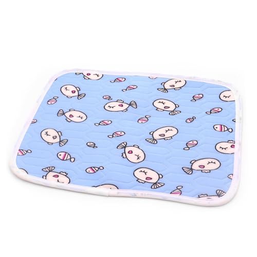 champracer Kühlmatte Hunde Katzen, Sommer Kühlkissen für Hunde, Haustiere Haustier Selbstkühlendes Pad, ür Welpen, Box, Körbchen, Auto, Reisen und heiße Sommertage (D,50x70 cm) von champracer