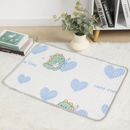 champracer Matratze für Hundebox, Waschbares Hundematte, Weiche Zwingerunterlagen, Hundekühlmatte Selbstkühlend, für Zuhause Unterwegs oder im Auto (A,70x90 cm) von champracer