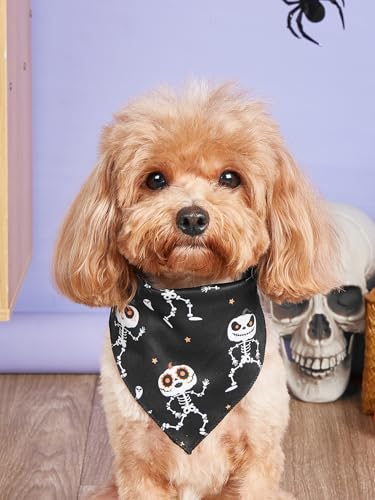 Verstellbare Halstücher für Hunde, Schwarz von chanfs