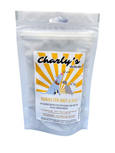 charlys delicate Haut & Fell | 70g Functional Snack für Hunde & Katzen von charlys delicate
