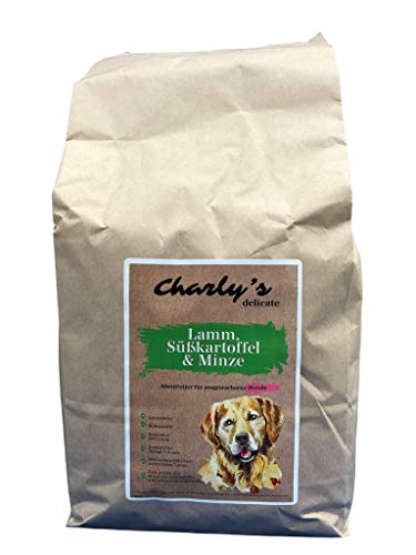 charlys delicate | mit Lamm, Süßkartoffel & Minze | getreidefreies Hundefutter (12) von charlys delicate