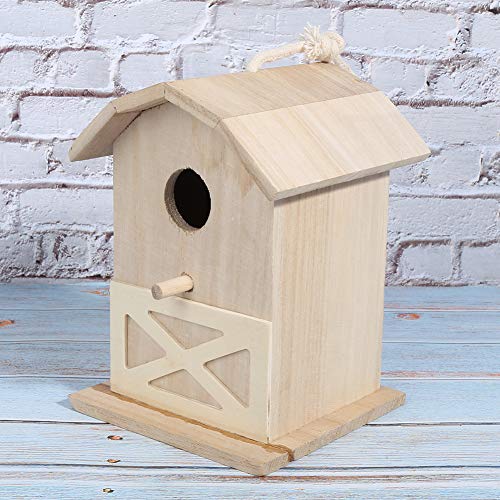 Vogelkäfig, Vogelnester, feuchtigkeitsbeständige Holzdekoration für die Vogelfütterung im Zierkäfiggarten von chengong