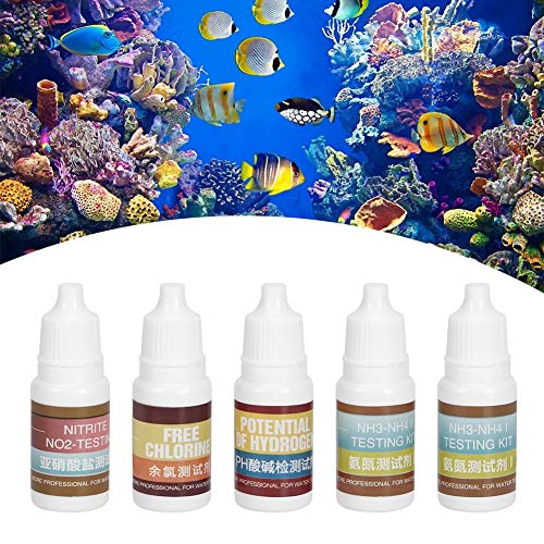 chengong Aquarium Wasserqualitätstestmittel, Säure Stickstoff PH Ammoniak Stickstoff Ammoniak Testmittel, Aquarium für Fische von chengong