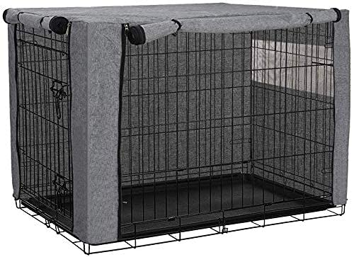 chengsan Abdeckung für Hundeboxen, für Drahtkäfige, für den Innen- und Außenbereich, langlebig und winddicht chengsan Abdeckung für Hundeboxen, für Drahtkäfige, für den Innen- und Außenbereich, langlebig und winddicht von chengsan