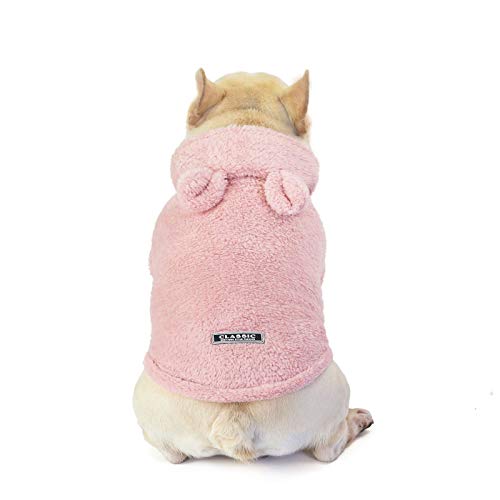 chiphop Heiße Mode-Haustier-Hundetuch-Hundewinter-Stoff-Haustier-Weste Neu Strickpullover Hund (Pink, L) von chiphop