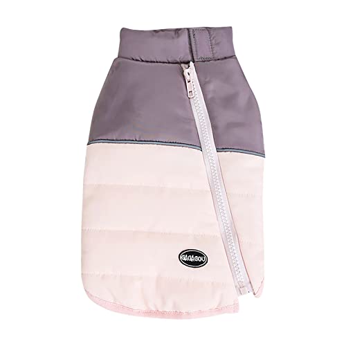 chiphop Herbst-Winter-Saison-Haustier-Kleidung Herbst-Winter-Baumwollweste-Haustier-Kleidung Netter Haustierbedarf Hundemantel Aus Pullover Ärmel (Pink, M) von chiphop