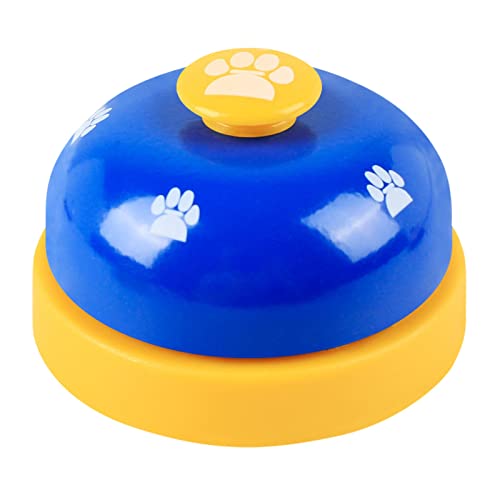 chiphop Hundekartoffelspielzeug Pet Training Bell Pet Töpfchen Glocke Hund Welpe Katze Kommunikationsgerät Schreibtisch Welpe Kauspielzeug Zahnende Kleine Katze (Blue, One Size) von chiphop