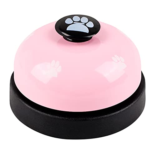 chiphop Hundekartoffelspielzeug Pet Training Bell Pet Töpfchen Glocke Hund Welpe Katze Kommunikationsgerät Schreibtisch Welpe Kauspielzeug Zahnende Kleine Katze (Pink, One Size) von chiphop