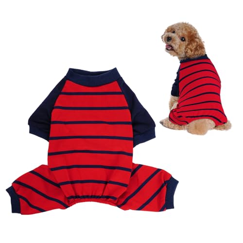 choyaxo Hunde-Pyjama, gestreift, für den täglichen Gebrauch von choyaxo