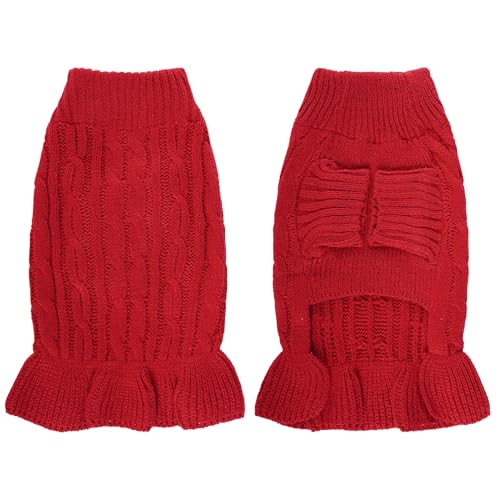 choyaxo Weihnachtspullover für kleine Hunde, Rot, Größe L choyaxo Weihnachtspullover für kleine Hunde, Rot, Größe L von choyaxo