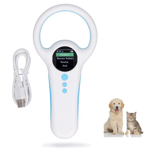 ciciglow Haustier-Tag-Leser, Organischer LED-Bildschirm, chiplesegerät für Tiere, Tragbarer Haustier-Chip-ID-Scanner, USB-Datenverbindung für ISO1784/85 Berührungsloser Tier-Tag-Scanner ciciglow Haustier-Tag-Leser, Organischer LED-Bildschirm, chiplesegerät für Tiere, Tragbarer Haustier-Chip-ID-Scanner, USB-Datenverbindung für ISO1784/85 Berührungsloser Tier-Tag-Scanner von ciciglow