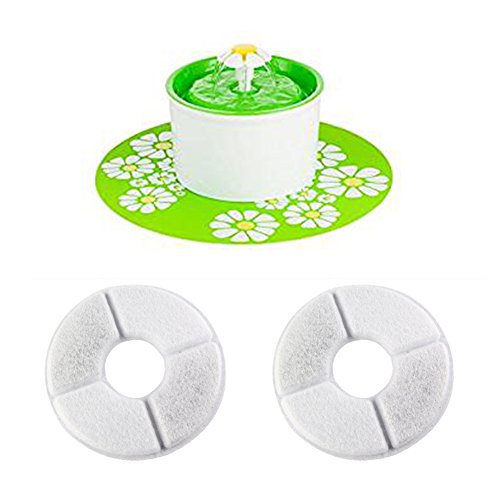 HTDirect Automatischer Wasserbrunnen, Filter-Wassernapf für Hunde und Katzen, hochwertig, Blumen-Design, 1,6 l, 12 V HTDirect Automatischer Wasserbrunnen, Filter-Wassernapf für Hunde und Katzen, hochwertig, Blumen-Design, 1,6 l, 12 V von Beacon Pet