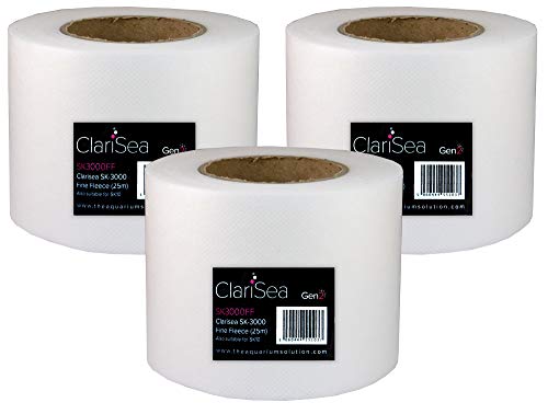 ClariSea 3x 40Meter XL Feinvlies SK-3000 Nachfüllpackung für den Vliesfilter SK 3000 von ClariSea