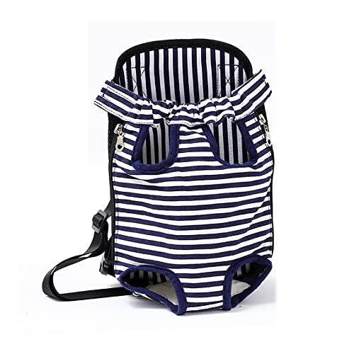 cn herb Haustier-Brusttasche, Hunderucksack, praktische vierbeinige Tasche, Haustier (XL, Streifen) von cn herb