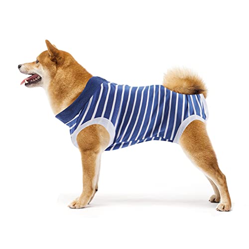 cobee Dog Recovery Suit, Hund Bauchwundschutz Welpen Wunden nach der Operation für Rüden/Hündinnen, Haustier chirurgischer Kuschelanzug nach der Operation für kleine mittelgroße Hunde (XL-Größe) von cobee