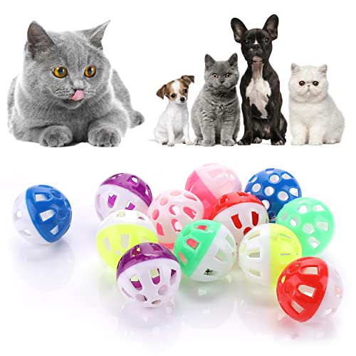 cobee Großes Katzenspielzeug Bälle mit Glocke, 4 cm Katzenglocke Ball Spielzeug Jingle Bell Katzenspielzeug Interaktives Katzenspielspielzeug Glocke Spielzeug für Innenkatze Kätzchen 12 Stück cobee Großes Katzenspielzeug Bälle mit Glocke, 4 cm Katzenglocke Ball Spielzeug Jingle Bell Katzenspielzeug Interaktives Katzenspielspielzeug Glocke Spielzeug für Innenkatze Kätzchen 12 Stück von Cobee