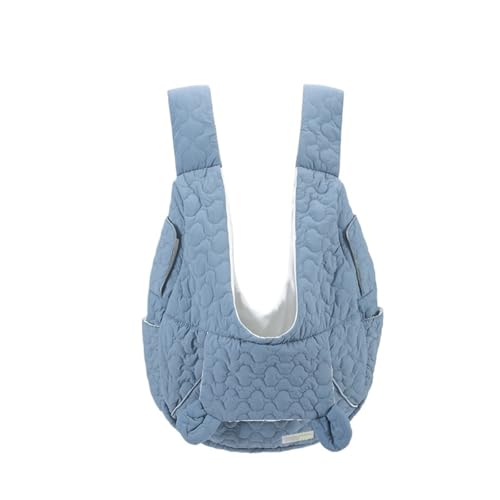 Allwetter-Reiserucksack für Haustiere – tragbare Baumwoll-Outdoor-Tasche für Katzen und kleine Hunde, winddicht, 45 x 45 x 17 cm, mit abnehmbarem Nest, Blau von cocoontail