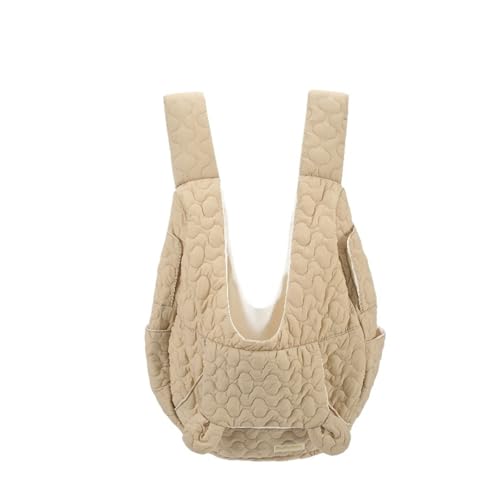 Allwetter-Reiserucksack für Haustiere – tragbare Baumwoll-Outdoor-Tasche für Katzen und kleine Hunde, winddicht, 45 x 45 x 17 cm, mit abnehmbarem Nest (Khaki) von cocoontail