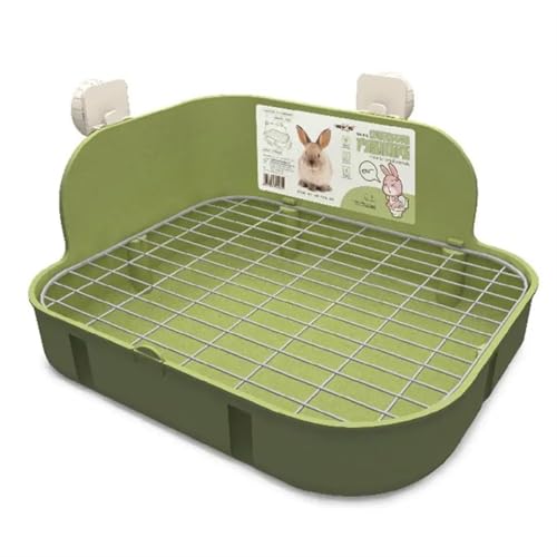 Kleintier-Toiletten-Trainer, Kaninchenkäfig, Dekoration für Kleintiere, Reinigungszubehör, geeignet für Meerschweinchen (grün) von cocoontail