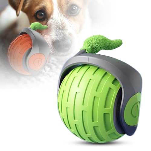 comeenm Interaktives Katzenspielzeug Elektrisch,Katzenspielzeug Selbstbeschäftigung, Speedy Tail 3.0 Katzenball, 360° Selbstdrehender Lustiges Bälle Spielzeug (Vert,1 Pcs) von comeenm