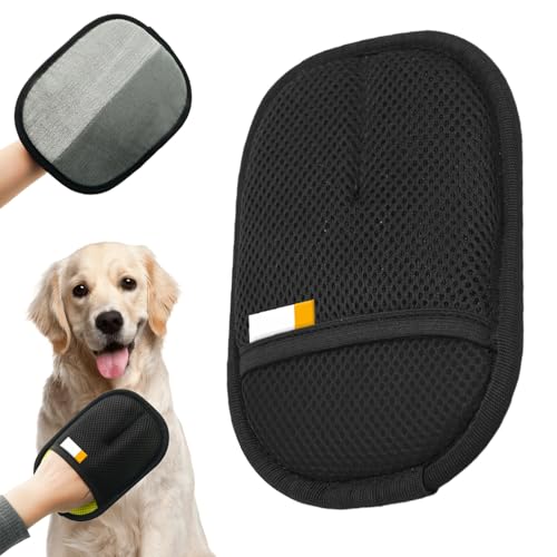 comeenm Katzenhaarentferner, Tierhaarentferner Fellmagnet, Fellhandschuhe Fingerlos Katze, Katzen Handschuhe Fellpflege Für Glattes und Gesundes Fell (#2) von comeenm