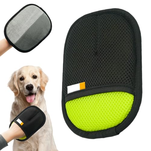 comeenm Katzenhaarentferner, Tierhaarentferner Fellmagnet, Fellhandschuhe Fingerlos Katze, Katzen Handschuhe Fellpflege Für Glattes und Gesundes Fell (#5) von comeenm
