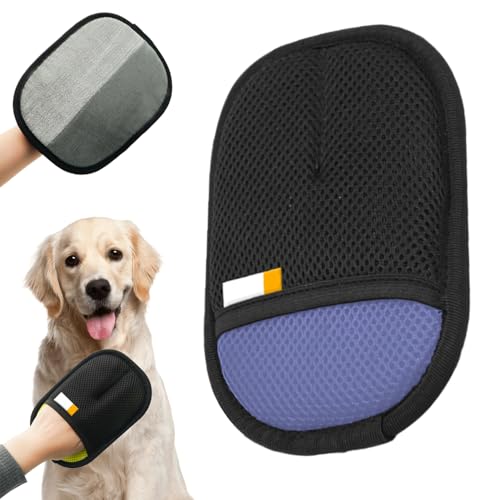 comeenm Katzenhaarentferner, Tierhaarentferner Fellmagnet, Fellhandschuhe Fingerlos Katze, Katzen Handschuhe Fellpflege Für Glattes und Gesundes Fell (#6) von comeenm