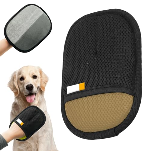 comeenm Katzenhaarentferner, Tierhaarentferner Fellmagnet, Fellhandschuhe Fingerlos Katze, Katzen Handschuhe Fellpflege Für Glattes und Gesundes Fell (#7) von comeenm