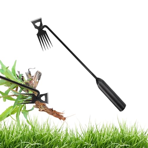 Manueller Unkrautjäter für den Garten, 2025 Neu Edelstahl Unkrautstecher Gartengeräte, Garten Manueller Weeder Weeding Artifact Uprooting Weeding Tool Gartenarbeit Hand Unkrautsteche (B-5 Zähne (40CM) Manueller Unkrautjäter für den Garten, 2025 Neu Edelstahl Unkrautstecher Gartengeräte, Garten Manueller Weeder Weeding Artifact Uprooting Weeding Tool Gartenarbeit Hand Unkrautsteche (B-5 Zähne (40CM) von comepew