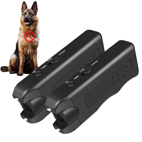 comepew Antibell für Hunde, 2025 Upgraded Antibell Ultraschall Gerät mit 2 Frequenzmodi, Hundebellen-Abschreckmittel mit Doppelkanal Ultraschall Anti Bell Gerät Bellenstopper Hund (2PC) von comepew