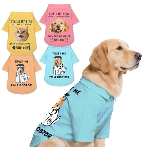 Individuelles Haustier-Shirt mit Foto - Personalisierte Hunde-T-Shirts für kleine und große Hunde, süße und stylische Haustierbekleidung, Gestalten Sie Ihre eigene Hundekleidung Individuelles Haustier-Shirt mit Foto - Personalisierte Hunde-T-Shirts für kleine und große Hunde, süße und stylische Haustierbekleidung, Gestalten Sie Ihre eigene Hundekleidung von coobopet