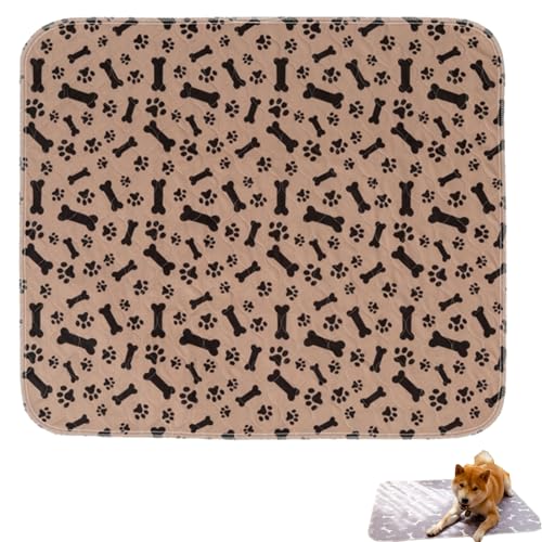 cookx Puppy Pad Reusable Pee Pad,Puppy Pad Reusable,Puppy Training Pads,Puppypad Reusable Pee Pad,Puppy Pads with Super Absorbent (40 * 60,Brown) von cookx
