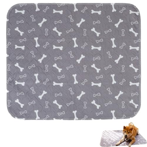 cookx Puppy Pad Reusable Pee Pad,Puppy Pad Reusable,Puppy Training Pads,Puppypad Reusable Pee Pad,Puppy Pads with Super Absorbent (40 * 60,Grey) von cookx