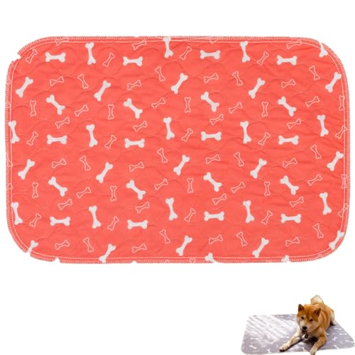 cookx Puppy Pad Reusable Pee Pad,Puppy Pad Reusable,Puppy Training Pads,Puppypad Reusable Pee Pad,Puppy Pads with Super Absorbent (40 * 60,Pink) von cookx