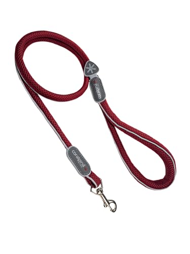 Coralpina - Cinquetorri Hundeleine für Hunde, einfach und robust, mit reflektierenden Teilen und gepolstertem Griff, mit Ring für Beutelhalter, Farbe Weinrot, Größe 1/3 Coralpina - Cinquetorri Hundeleine für Hunde, einfach und robust, mit reflektierenden Teilen und gepolstertem Griff, mit Ring für Beutelhalter, Farbe Weinrot, Größe 1/3 von coralpina