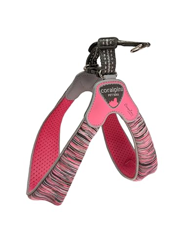 Coralpina - Powermix Geschirr für kleine bis mittelgroße Hunde, weich und strapazierfähig, schadet dem Haar nicht und behindert die Bewegungen, Farbe Rot Melange, Größe 5 Coralpina - Powermix Geschirr für kleine bis mittelgroße Hunde, weich und strapazierfähig, schadet dem Haar nicht und behindert die Bewegungen, Farbe Rot Melange, Größe 5 von coralpina