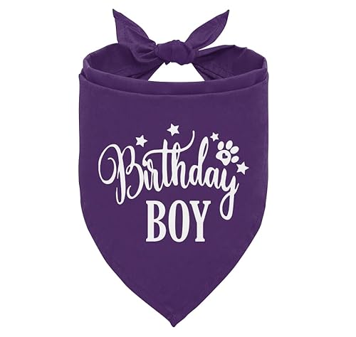 Geburtstags-Hundehalstücher für Jungen, Hunde-Geburtstagstuch, Geburtstags-Bandana für kleine und mittelgroße Hunde, Haustierzubehör für Hunde, Happy Birthday Hundehalstuch für Jungen, Haustierschal Geburtstags-Hundehalstücher für Jungen, Hunde-Geburtstagstuch, Geburtstags-Bandana für kleine und mittelgroße Hunde, Haustierzubehör für Hunde, Happy Birthday Hundehalstuch für Jungen, Haustierschal von corner wind
