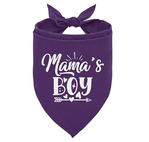 MaMa's Boy Hundehalstuch, Hundehalstuch für kleine und mittelgroße Hunde, lustiges süßes Hundehalstuch, Geschenk für Hundeliebhaber, Haustier-Hunde-Geschlecht enthüllender Dreieckstuch, MaMa's Boy Hundehalstuch, Hundehalstuch für kleine und mittelgroße Hunde, lustiges süßes Hundehalstuch, Geschenk für Hundeliebhaber, Haustier-Hunde-Geschlecht enthüllender Dreieckstuch, von corner wind