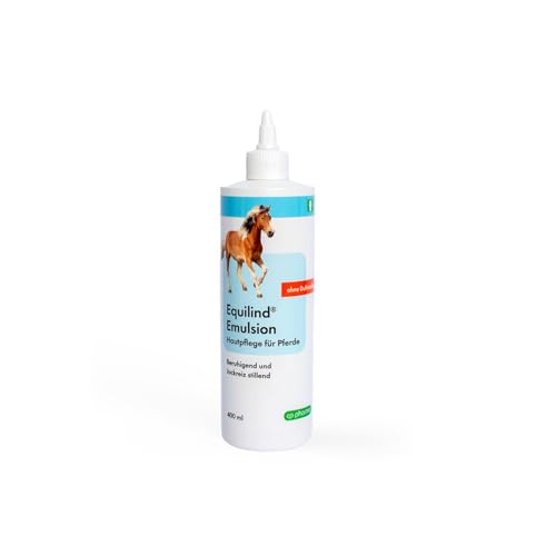 cp-pharma Equilind Emulsion | 400ml | Hautpflege für Pferde | Kann unterstützend beruhigend und Juckreiz lindernd auf der Haut wirken cp-pharma Equilind Emulsion | 400ml | Hautpflege für Pferde | Kann unterstützend beruhigend und Juckreiz lindernd auf der Haut wirken von cp-pharma