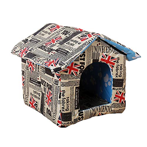 cuffslee Outdoor Pet House Small tent for pets Waterproof Thickened Cat House Nest Tent Detachable and Foldable dog Cabin S/M/L von cuffslee