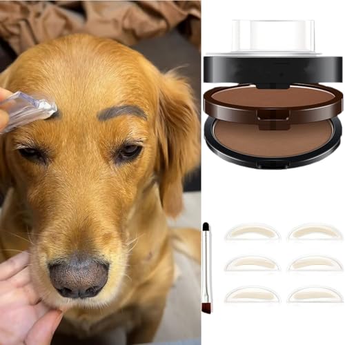 cuhair Augenbrauen für Hunde, einfach zu verkleiden, falsche Wimpern, Rouge-Set für Katze, Hund, Haustier, Tanzparty, Ball, Weihnachten, Halloween, Neujahr, Geburtstag, St. Patrick's Day, Valentinstag cuhair Augenbrauen für Hunde, einfach zu verkleiden, falsche Wimpern, Rouge-Set für Katze, Hund, Haustier, Tanzparty, Ball, Weihnachten, Halloween, Neujahr, Geburtstag, St. Patrick's Day, Valentinstag von cuhair