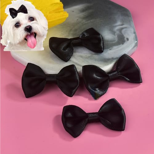 cuhair Haargummis für kleine Hunde, Schleife mit Gummiband für Hunde, Katzen, Haustiere, Welpen, Yorkshire, Malteser, Hundehaar-Accessoires, Schleife, Pflegeprodukte, Schwarz, 5 Stück cuhair Haargummis für kleine Hunde, Schleife mit Gummiband für Hunde, Katzen, Haustiere, Welpen, Yorkshire, Malteser, Hundehaar-Accessoires, Schleife, Pflegeprodukte, Schwarz, 5 Stück von cuhair